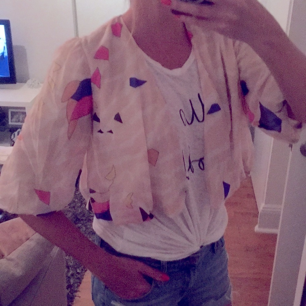 COPY - Silk jacket cropped neon